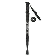 Aluminium Trekking Poles,Aluminium Collapsible Hiking Poles 4 Section Trekking Sticks with Straight Shank Skidproof Handle,Telescopic Ultralight Travel Walking Stick for Climbing Exploring